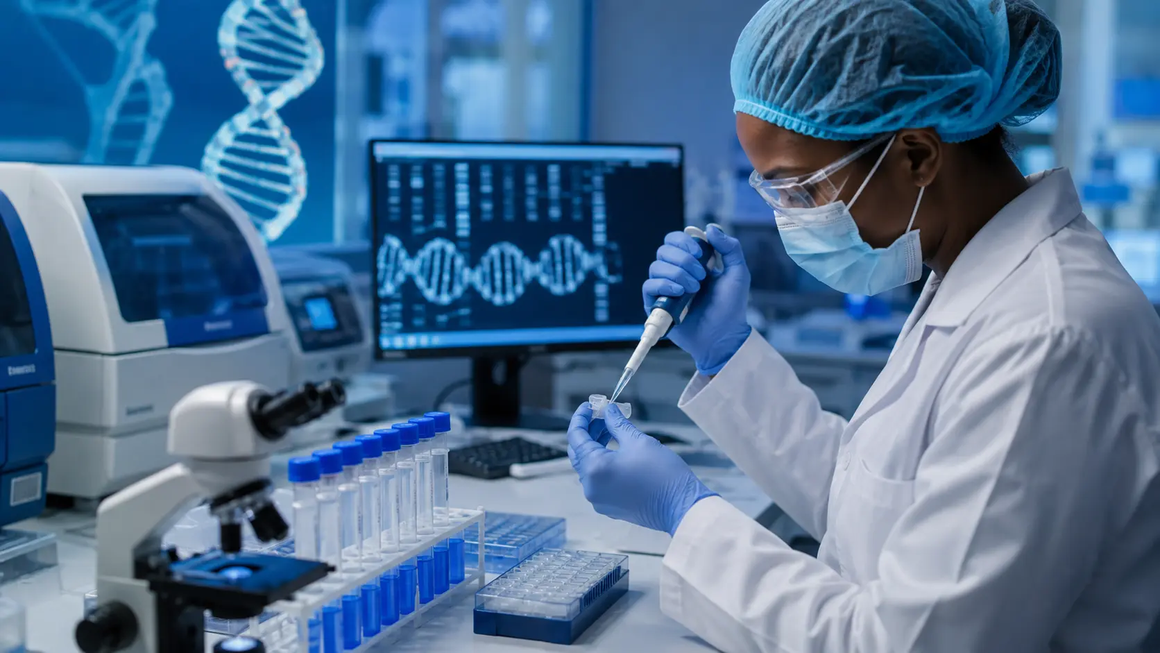 Single Profiling DNA Test in Nigeria with STR DNA analysis equipment